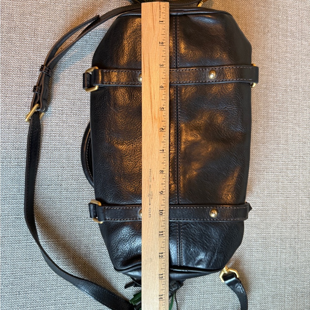 Dooney & Bourke Florentine Leather Satchel Black - Picture 8 of 12